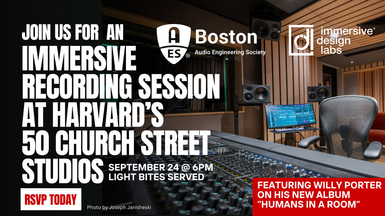 Join us at Harvard's 50 Church Street Studios
